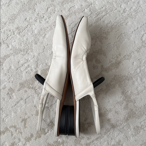 Vince Venice Women's Slingback Flats in White size 11 or 41 UK. - Picture 5 of 9
